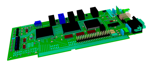 Technical drawing:  Technical drawing:  PHS interface card