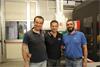 Vittorio Caggiano, Marco Iannuzzi and Maurizio Rullo in EMA’s metrology room